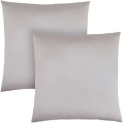 Set of 2 Satin Accent Pillows 18