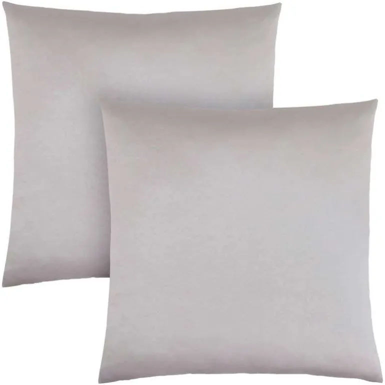 Set of 2 Satin Accent Pillows 18"
