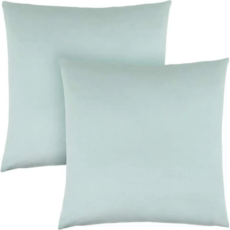 Set of 2 Satin Accent Pillows 18"
