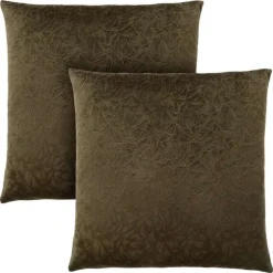 Set of 2 Velvet Accent Pillows 18"