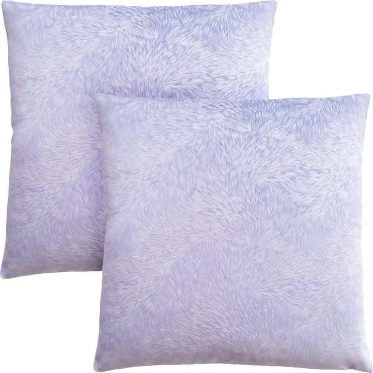 Set of 2 Velvet Accent Pillows 18"