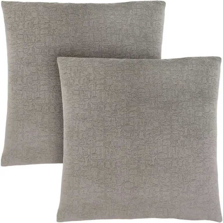 Set of 2 Velvet Accent Pillows 18"