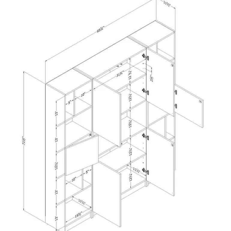 Set of Bookcases - South Shore