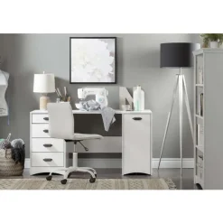 Sewing Craft Table And Storage - South Shore
