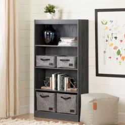 4-Shelf Bookcase - South Shore