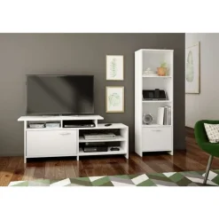 3-Shelf Bookcase With Door - South Shore