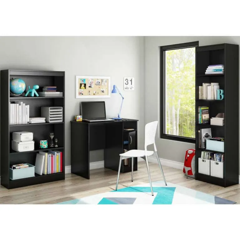 5-Shelf Narrow Bookcase - South Shore