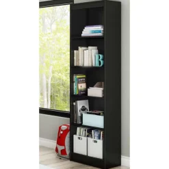 5-Shelf Narrow Bookcase - South Shore