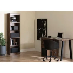 5-Shelf Narrow Bookcase - South Shore