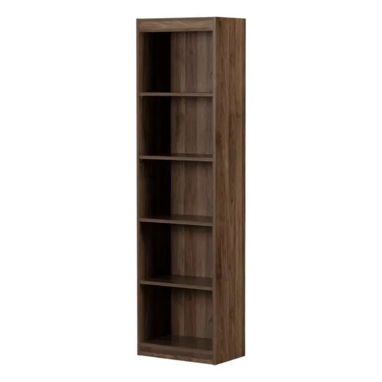 5-Shelf Narrow Bookcase - South Shore