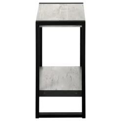 Side table - 2 tiers / 1 shelf / rectangular - 24