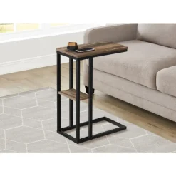 Side table / c table - 1 storage shelf / rectangular - 25