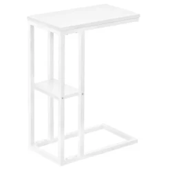 Side table / c table - 1 storage shelf / rectangular - 25