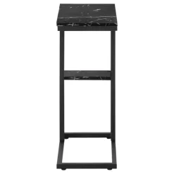 Side table / c table - 1 storage shelf / rectangular - 25