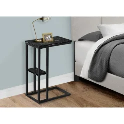 Side table / c table - 1 storage shelf / rectangular - 25