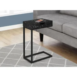 Side table / c table - 1 storage drawer, pass-through / rectangular - 25