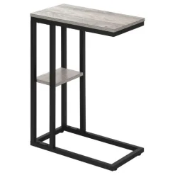 Side table / c table - 1 storage shelf / rectangular - 25