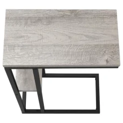 Side table / c table - 1 storage shelf / rectangular - 25