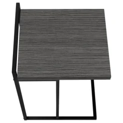 Side table / c table - thick-panel top / wide / rectangular - 25"h - grey / b - Monarch