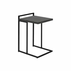 Side table / c table - thick-panel top / wide / rectangular - 25
