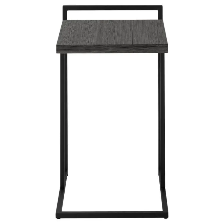 Side table / c table - thick-panel top / wide / rectangular - 25"h - grey / b - Monarch