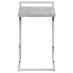 Side table / c table - thick-panel top / wide / rectangular - 25