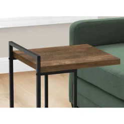 Side table / c table - thick-panel top / wide / rectangular - 25
