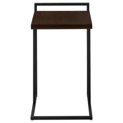 Side table / c table - thick-panel top / wide / rectangular - 25"h - espresso - Monarch
