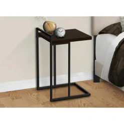 Side table / c table - thick-panel top / wide / rectangular - 25"h - espresso - Monarch