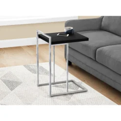 Side table / c table - thick-panel top / wide / rectangular - 25