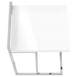 Side table / c table - thick-panel top / wide / rectangular - 25"h - glossy w - Monarch