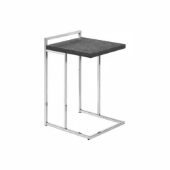 Side table / c table - thick-panel top / wide / rectangular - 25"h - grey / c - Monarch