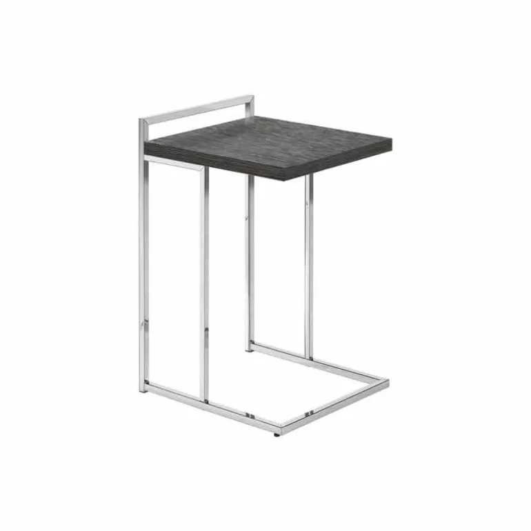 Side table / c table - thick-panel top / wide / rectangular - 25"h - grey / c - Monarch