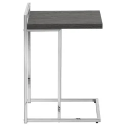 Side table / c table - thick-panel top / wide / rectangular - 25