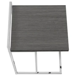 Side table / c table - thick-panel top / wide / rectangular - 25