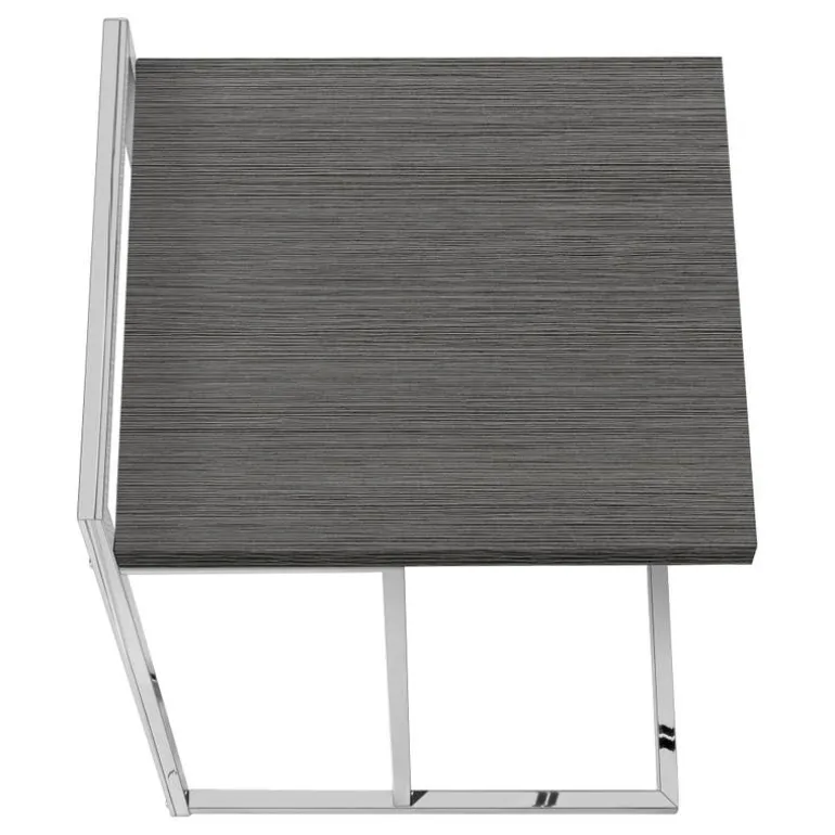Side table / c table - thick-panel top / wide / rectangular - 25"h - grey / c - Monarch