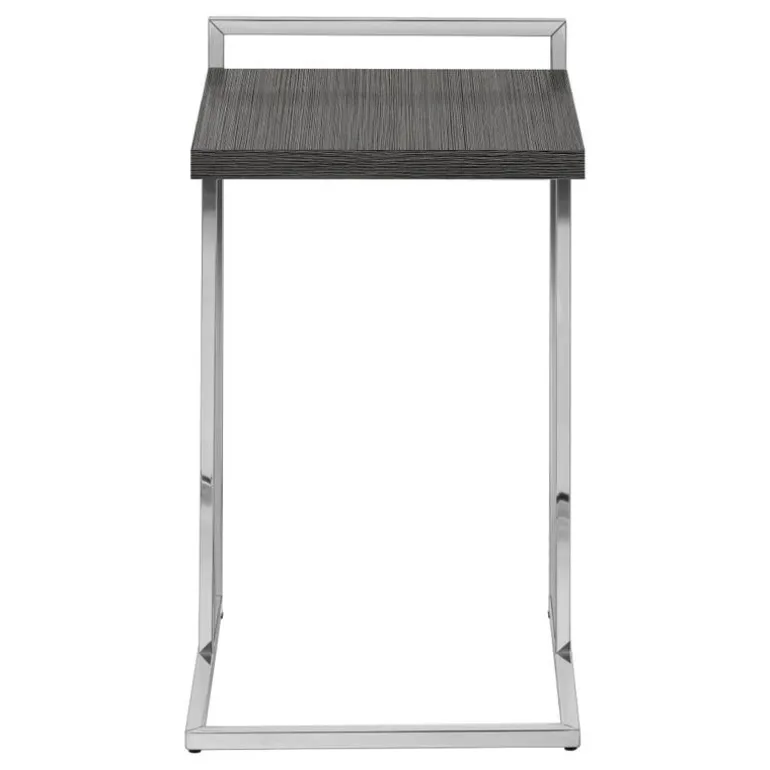 Side table / c table - thick-panel top / wide / rectangular - 25"h - grey / c - Monarch
