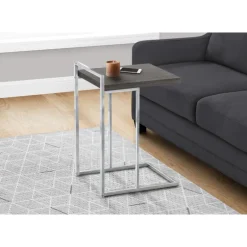 Side table / c table - thick-panel top / wide / rectangular - 25