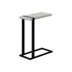 Side table / c table - thick-panel top / rectangular - 25"h - grey reclaimed - Monarch