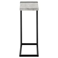 Side table / c table - thick-panel top / rectangular - 25