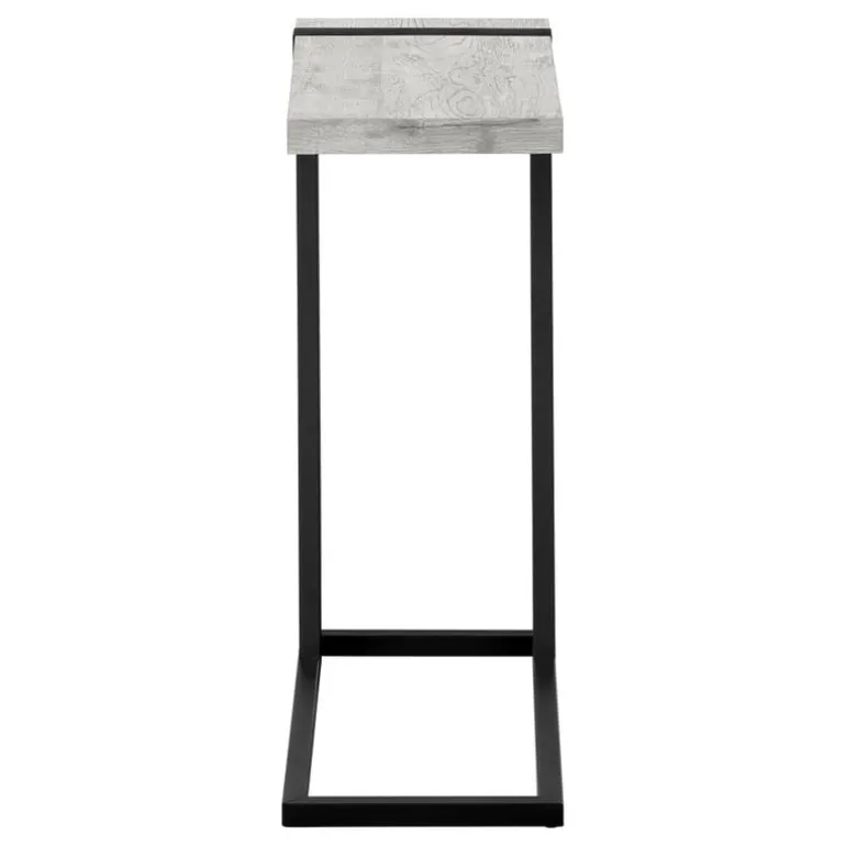 Side table / c table - thick-panel top / rectangular - 25"h - grey reclaimed - Monarch
