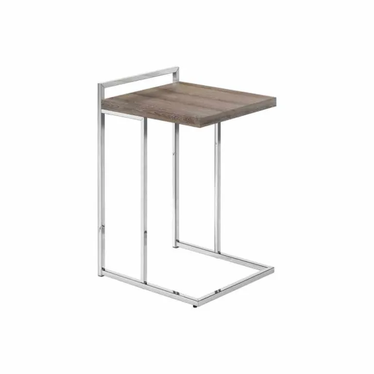 Side table / c table - thick-panel top / wide / rectangular - 25"h - dark tau - Monarch