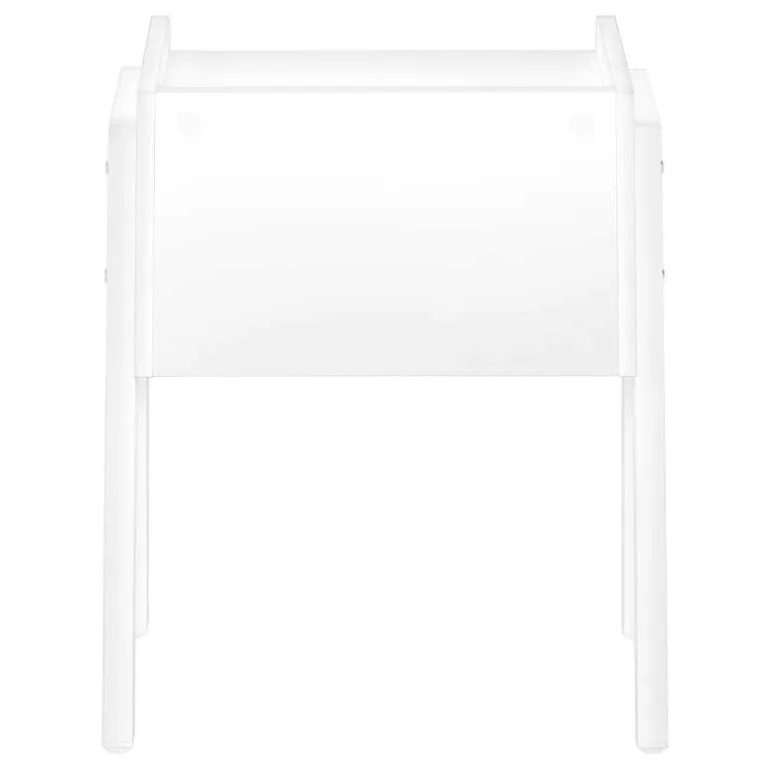 Side table / nightstand - tray top / 1 storage cubby / rectangular - 23"h - w - Monarch