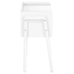 Side table / nightstand - tray top / 1 storage cubby / rectangular - 23