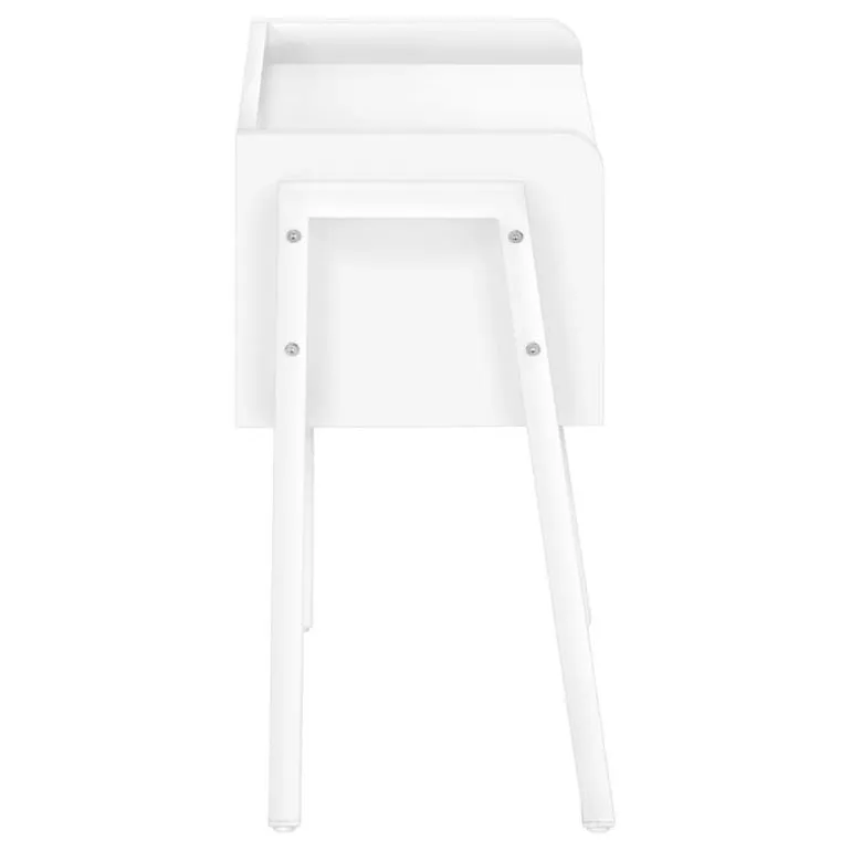 Side table / nightstand - tray top / 1 storage cubby / rectangular - 23"h - w - Monarch