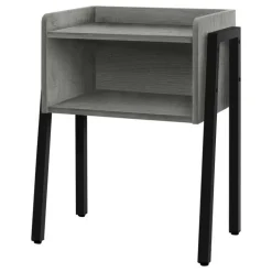 Side table / nightstand - tray top / 1 storage cubby / rectangular - 23