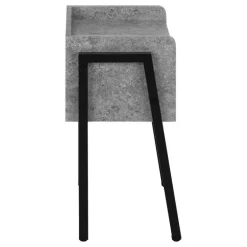Side table / nightstand - tray top / 1 storage cubby / rectangular - 23