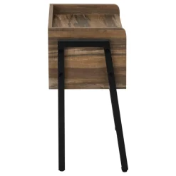 Side table / nightstand - tray top / 1 storage cubby / rectangular - 23