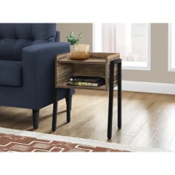Side table / nightstand - tray top / 1 storage cubby / rectangular - 23