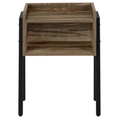 Side table / nightstand - tray top / 1 storage cubby / rectangular - 23